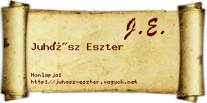 Juhász Eszter névjegykártya
